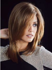 Laine wig - Rene of Paris Hi-Fashion - Front View - Colour Marble Brown
