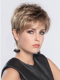 Stay wig - Ellen Wille Perucci Collection - Side View in Light Champagne Rooted